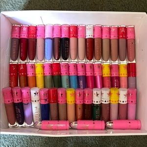 48 semi-used Jeffree Star lipstick collection